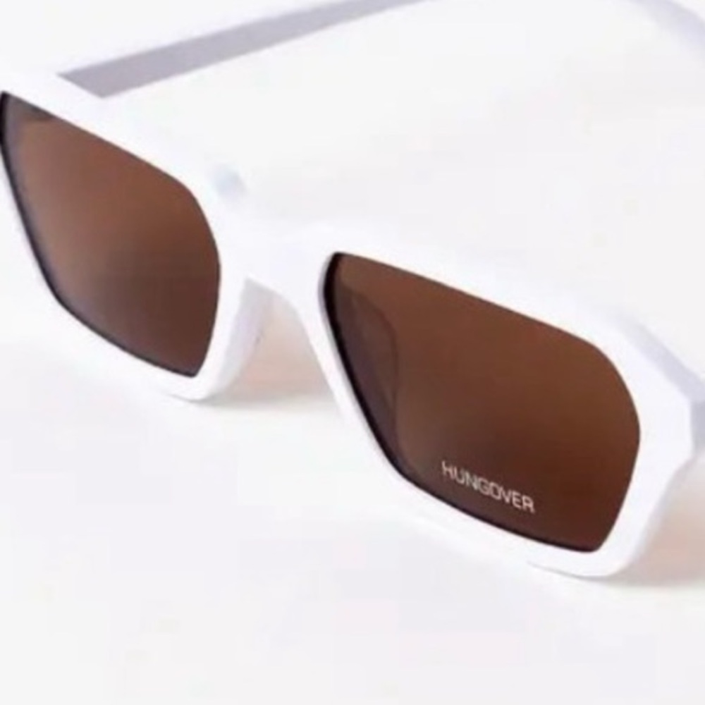 Funny “Hungover” Retro Rectangle Sunglasses NWT | Y2K 90s